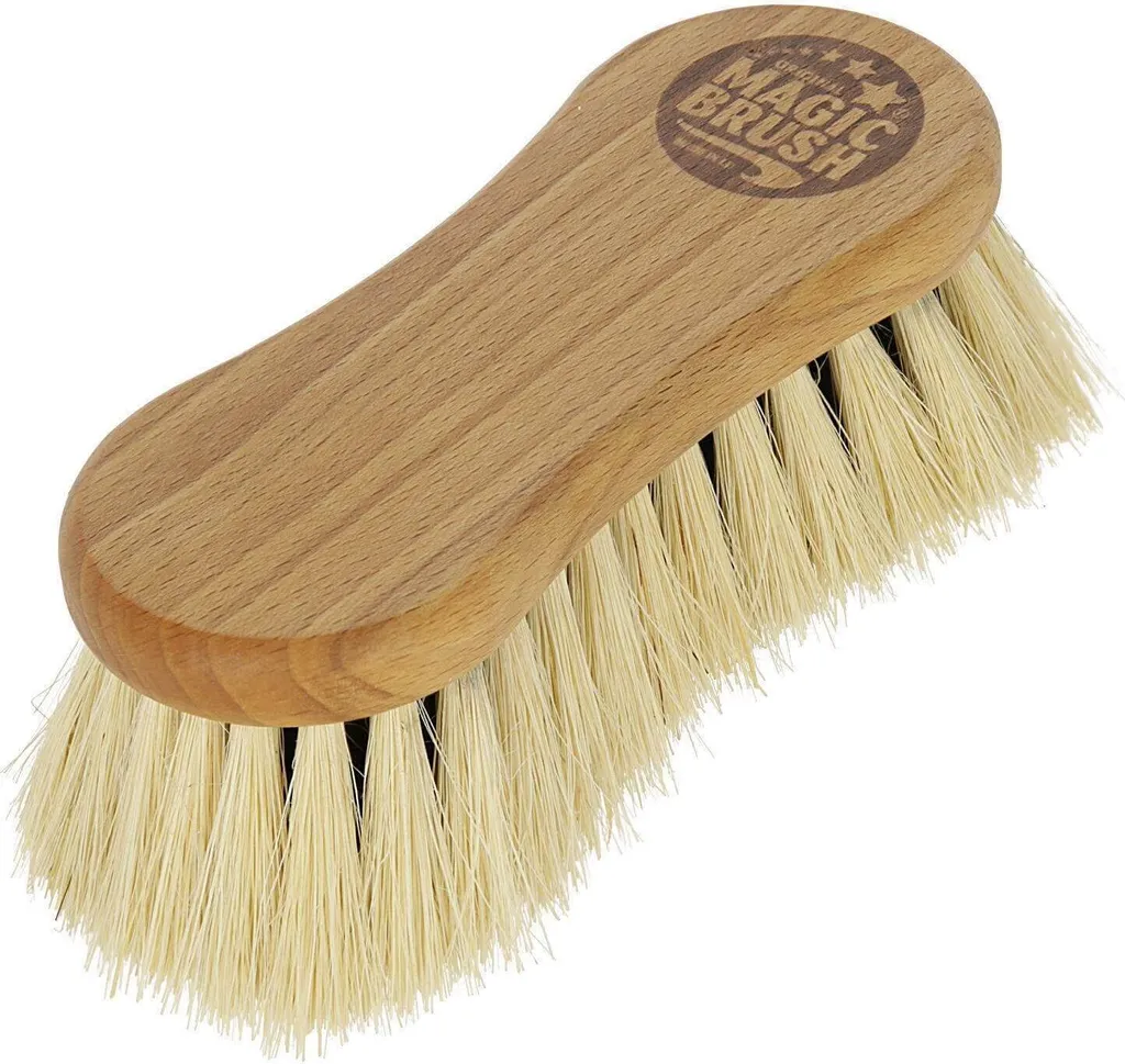 Magic Brush Brosse combinée : Nettoyage facile cheval boue et mue