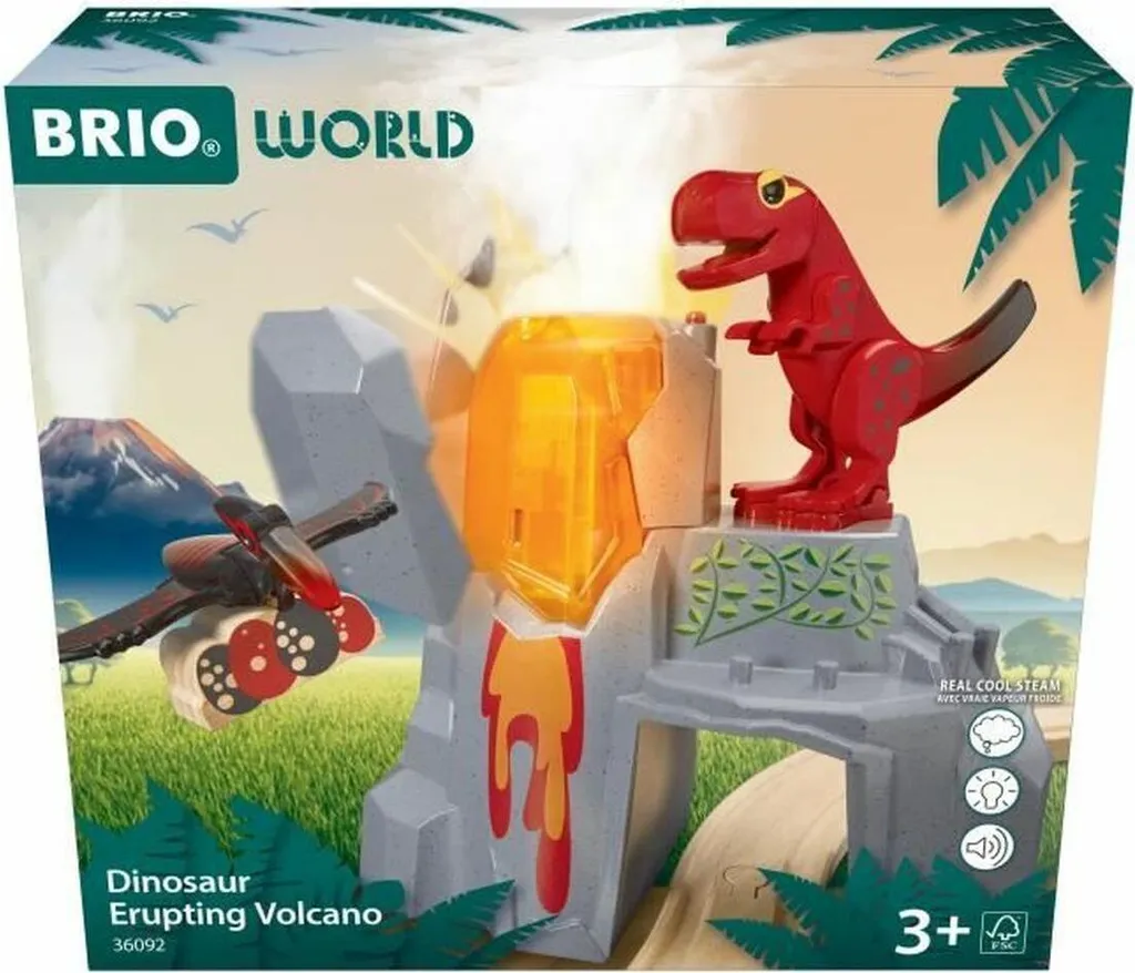 Volcan BRIO World 36092 avec fonction éruption pour enfant dès 3 ans
