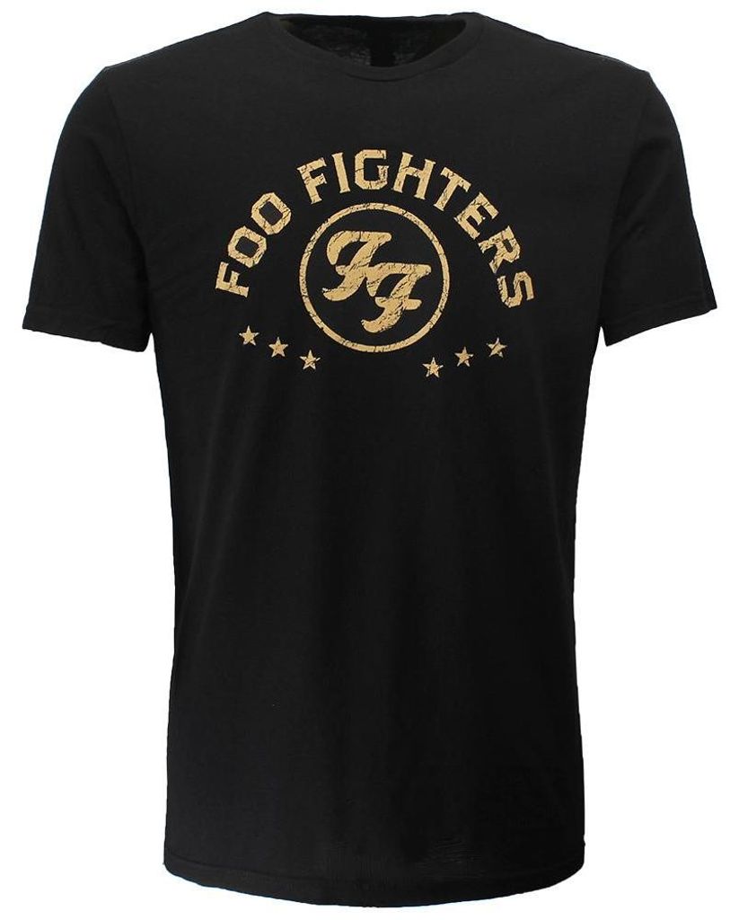 Foo Fighters Arched Stars Logo T-Shirt – Offizielles Merchandise - M