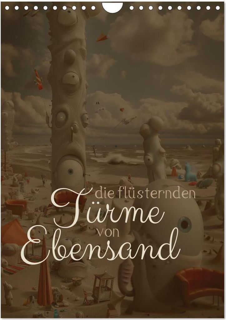 Die Flüsternden Türme von Ebensand (Wandkalender 2026 DIN A4 hoch), CALVENDO Monatskalender