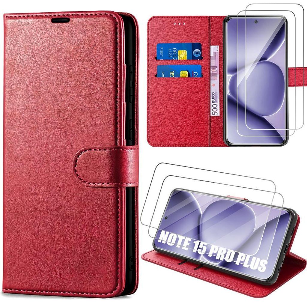Coque + 2 Verres Trempés pour Xiaomi Redmi Note 15 Pro Plus Image du produit 