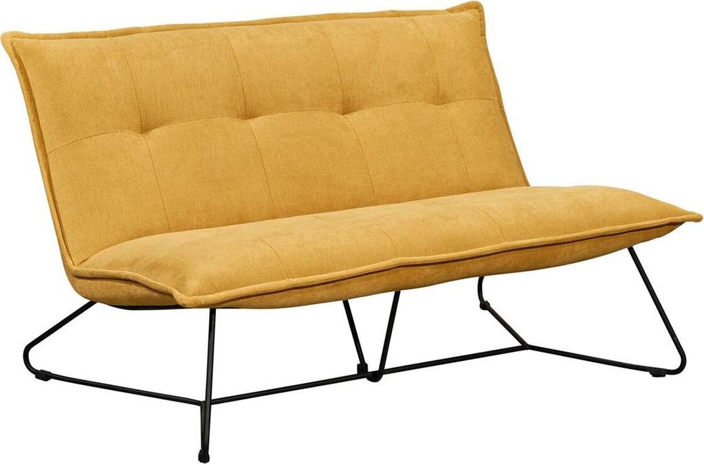 Sitzbank Vico gepolstert H2 bis 130 KG - Gelb Produktbild 