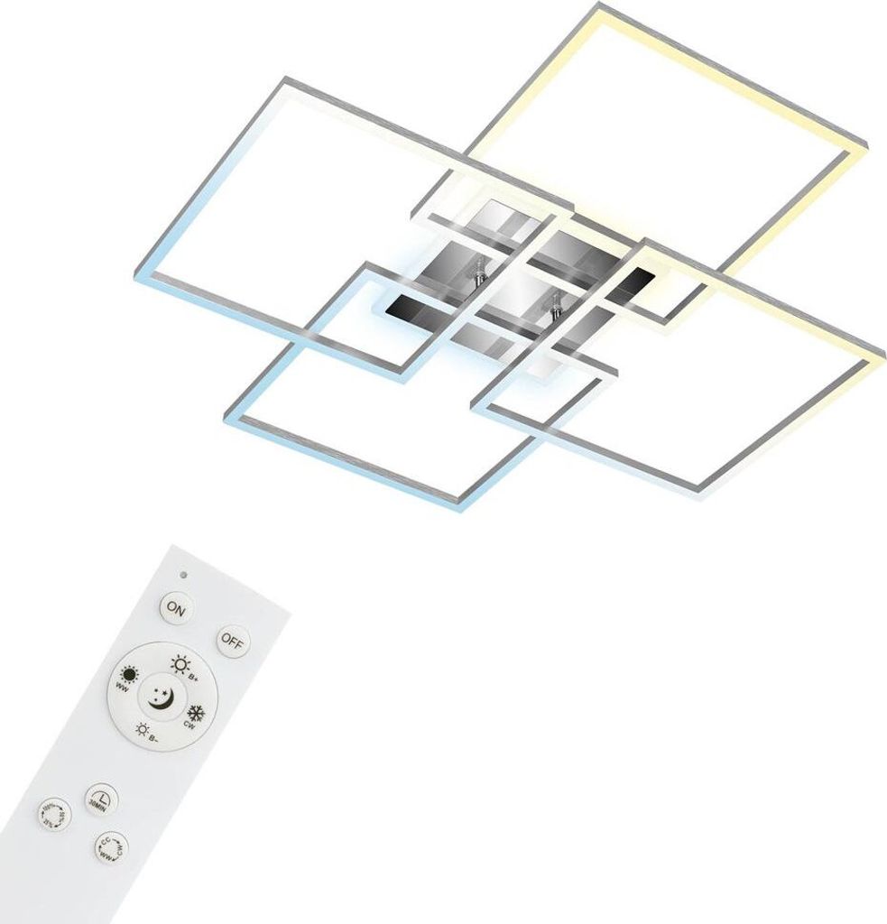 Stropné svietidlo BRILONER FRAME S LED, smart, diaľkové Obrázok produktu 