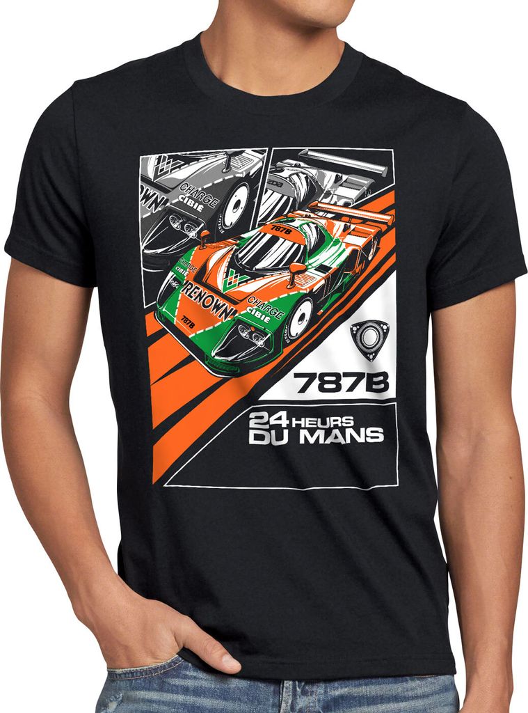 style3 787B 4-Rotor Herren T-Shirt wankel motor grand japan prix