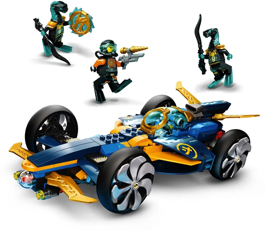 Speeder Sous-Marin Ninja 71752 LEGO avec 4 Figurines et Drone - 31