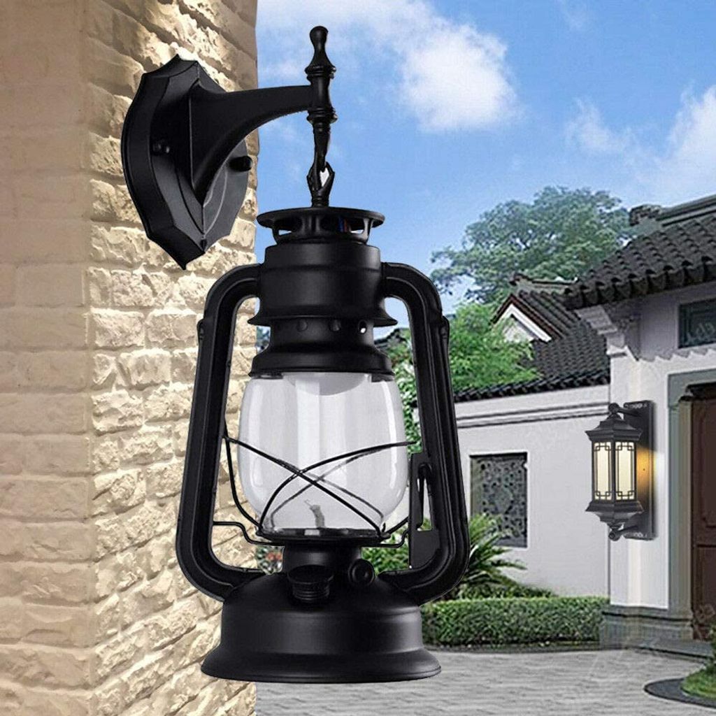 Retro Vintage Wandlampe Gartenlamp Flurlampe Industriell Wandleuchte E27 3W NEU