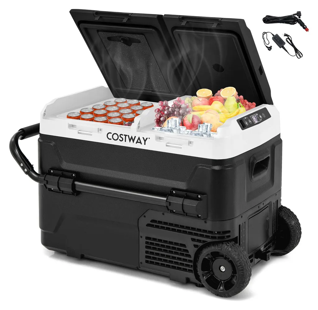 Glacière à compresseur silencieuse 45dB - Zone double froid 40L avec USB