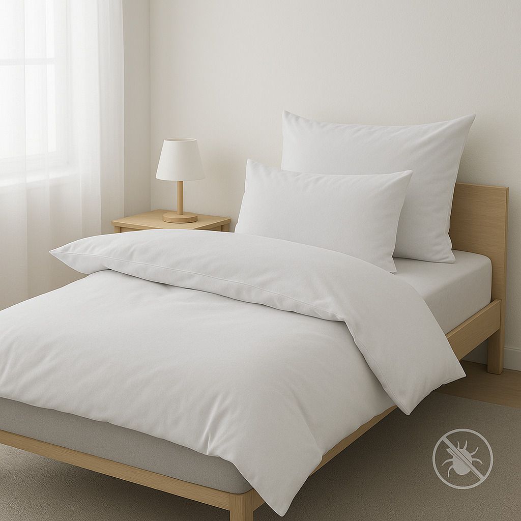 Allergovita Evolon Basic Encasing Bettwäsche für Hausstauballergiker Bettbezug einzeln 160x210 cm