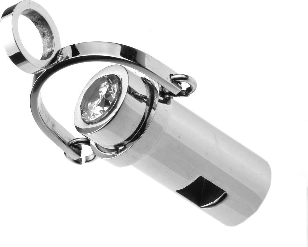 Edelstahl Anhänger aus 316L Hülse Tube Produktbild 