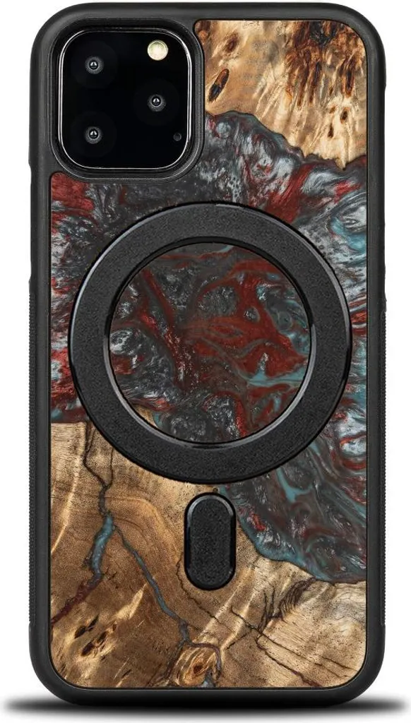 Custodia Bewood Unique iPhone 11 Pro - Plutone MagSafe Legno e Resina