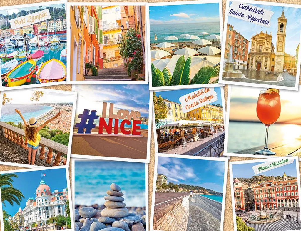 Puzzle Nathan 12001613 Nice Collection Urbaine 2000 pièces haute qualité