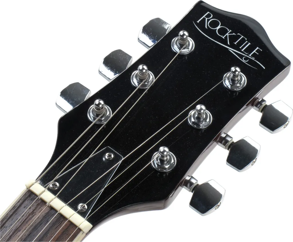 Guitare électrique double cutaway Rocktile Pro S-Red Heritage Cherry SG - 4