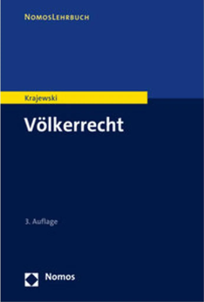 Völkerrecht Droit International pour la Recherche et Examens de Master Law