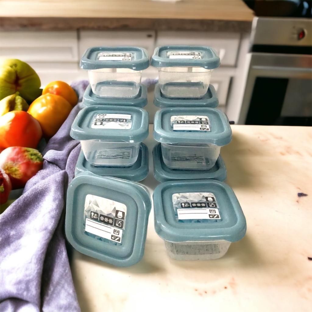 12 x 90 ml Gefrierdosen zum Einfrieren von -40 °C bis zum Produktbild 4