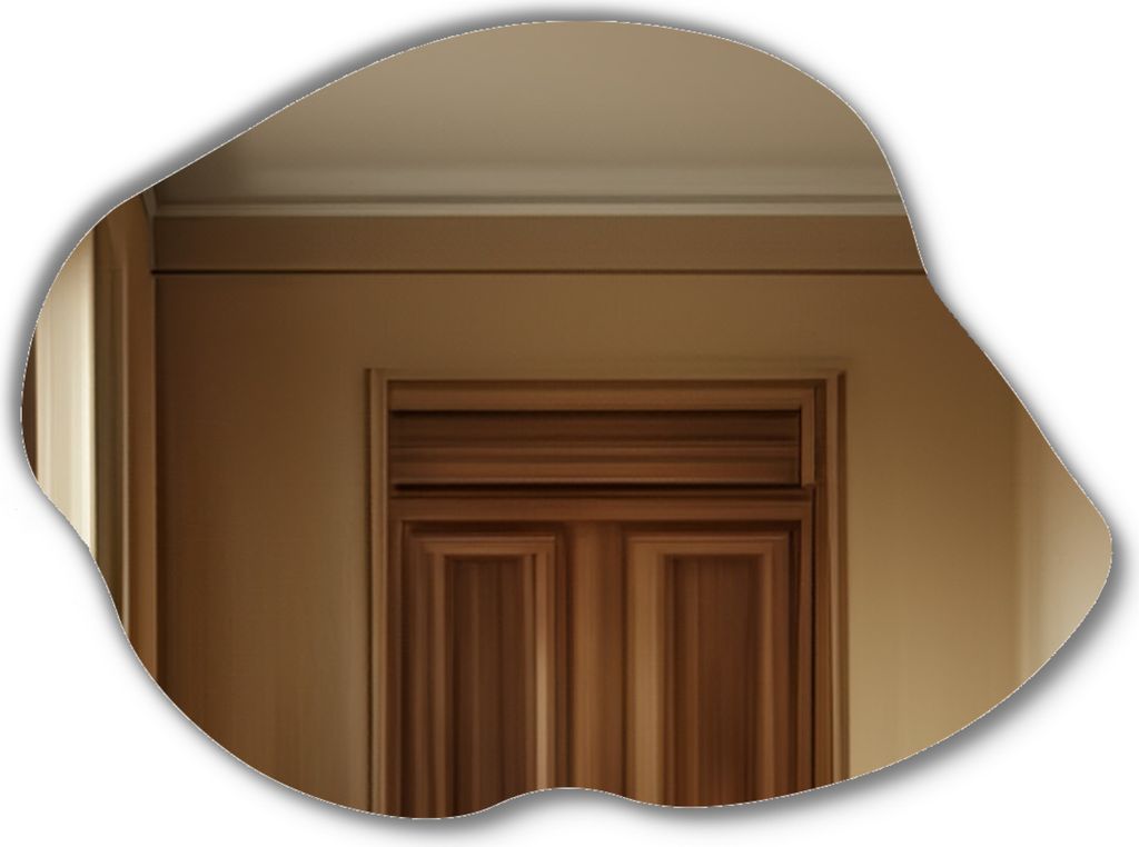 Unregelmäßiger LED-Badspiegel - 100x75 - KAMPALA mit Beleuchtung