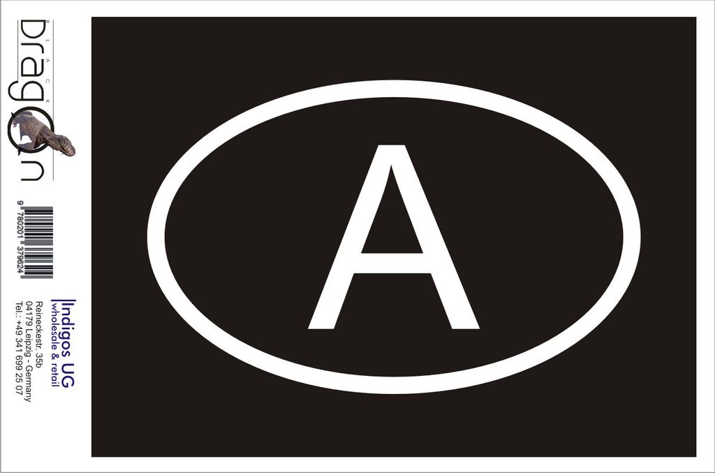Aufkleber / Autoaufkleber - JDM / Die cut / Auto / OEM - Österreich - 110x70 mm rot - Heckscheibe / Heckscheibenaufkleber