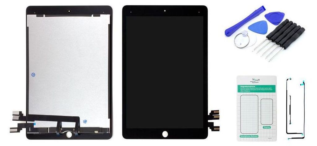 iPad Pro 9.7 (1. Gen) Display schwarz - Set