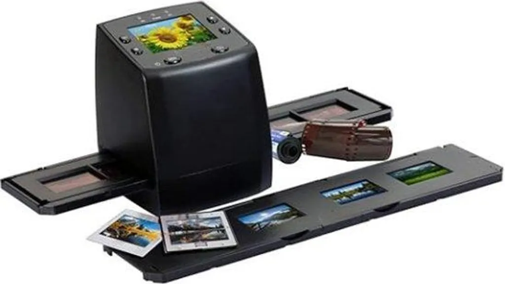 Scanner diapositives 22MP pour conversion rapide de négatifs photos