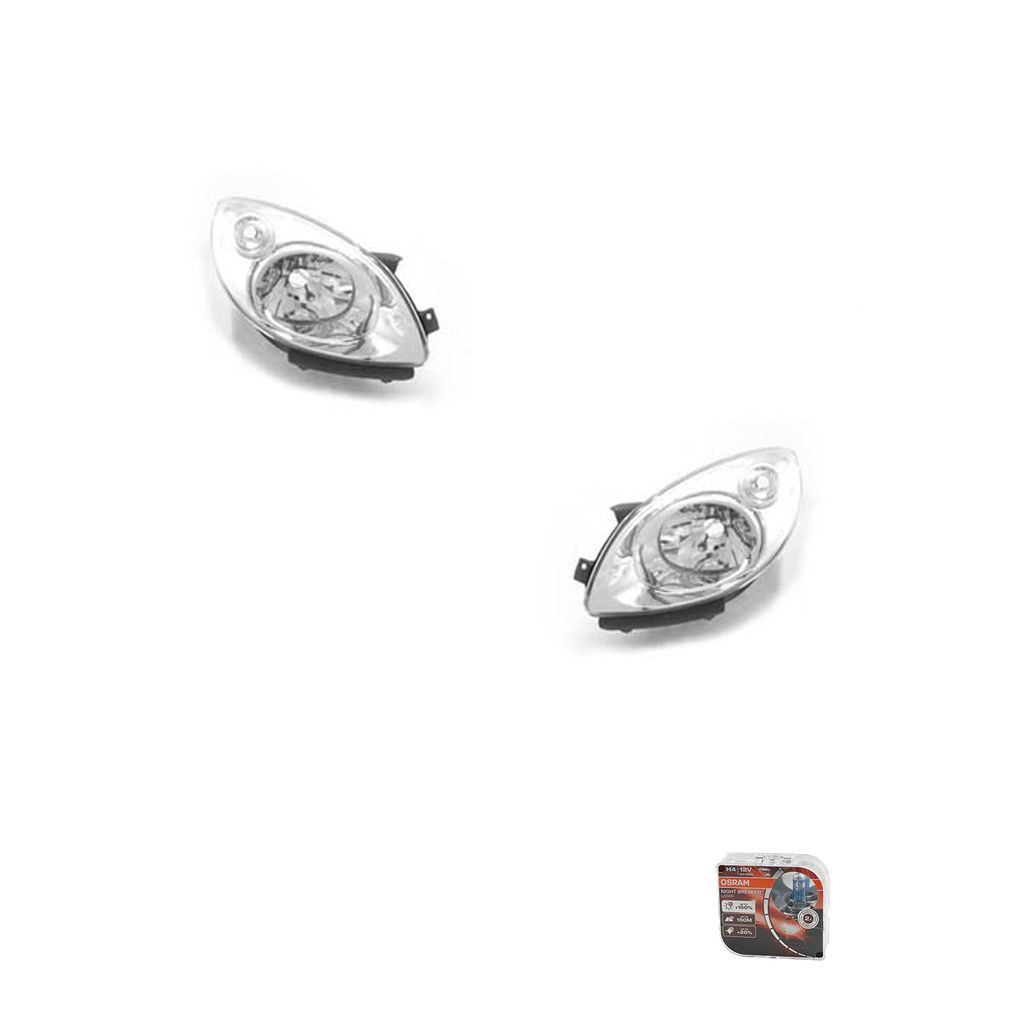 Scheinwerfer + Osram Night Breaker Laser passend für Renault Twingo II 07-11 L R 7701063997 260609027R 8200629462 7701063996 260103107R 8200629 Johns