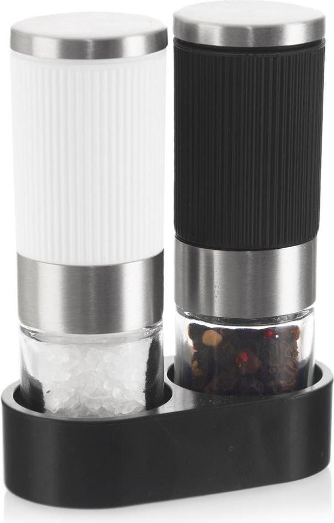 Ruční mlýnky na sůl a pepř se stojanem a nastavitelným Obrázek produktu 