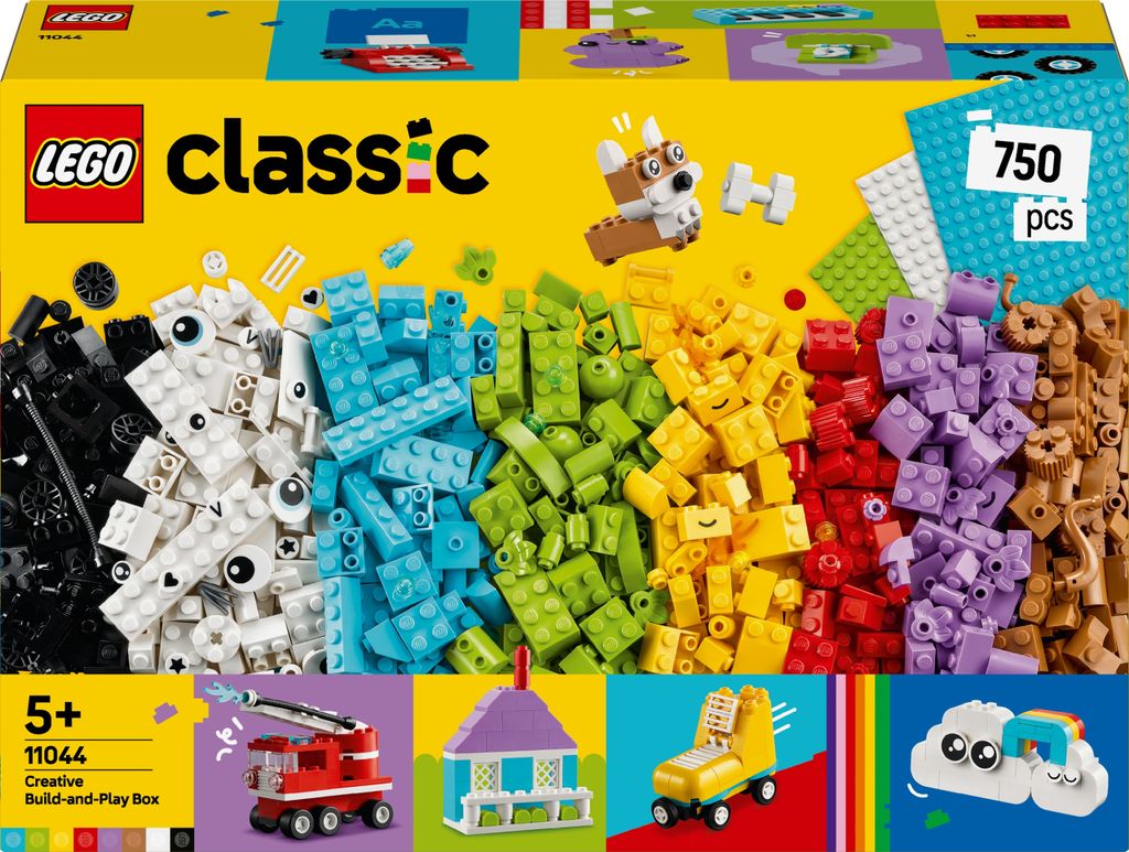 LEGO Classic Kreativset zum Bauen und Spielen, Bausatz, 5 Jahr(e), Kunststoff, 750 Stück(e), 1,03 kg