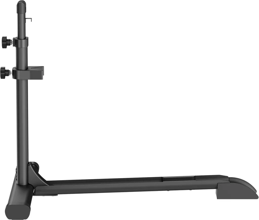 Support de rangement vélo au sol ajustable - Rack stable en acier noir