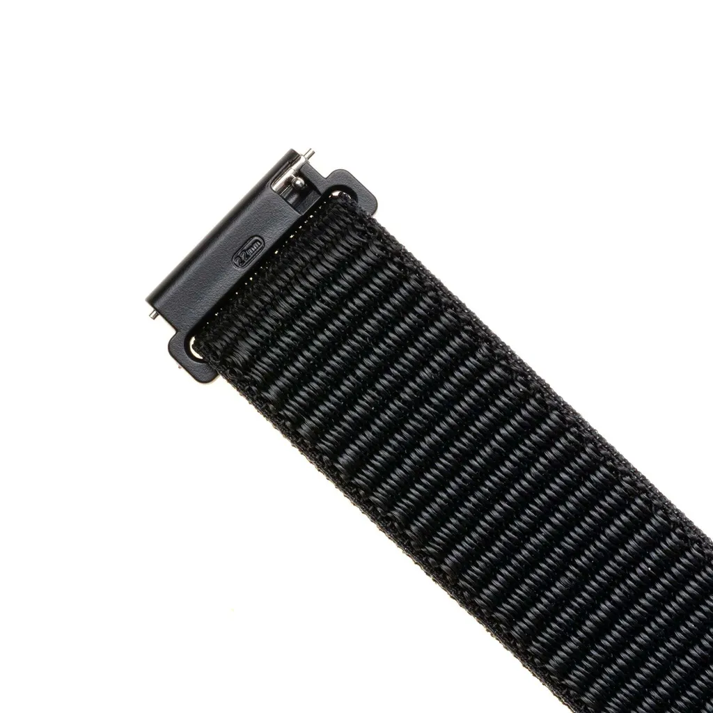 Bracelet Nylon 20mm Fixed Noir Ultra Résistant et Confortable - 4