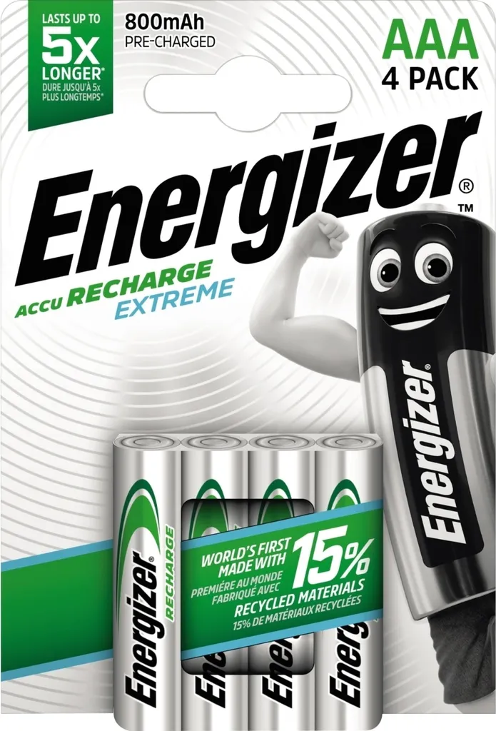 Accu Micro NiMh 800 mAh Extreme - 48 Piles Rechargeables Longue Durée