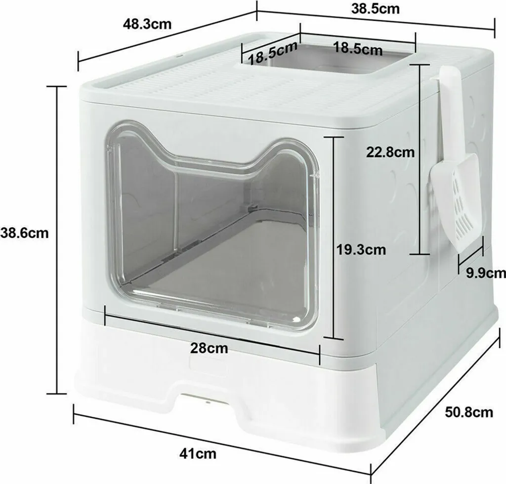 Bac à litière de voyage portable pour chat - Solution gain de place - 12