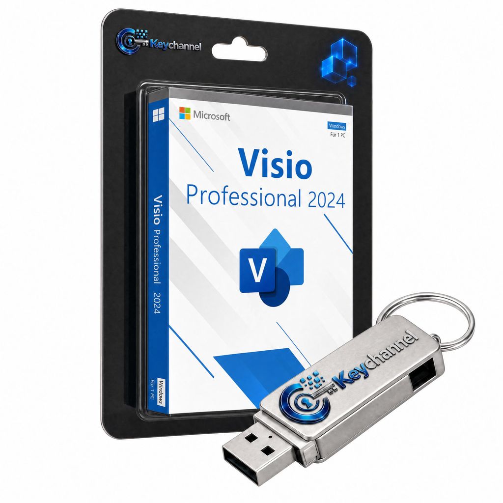 Microsoft Visio 2024 Professional - Inkl. Produktbild  KI-generiertes Bild