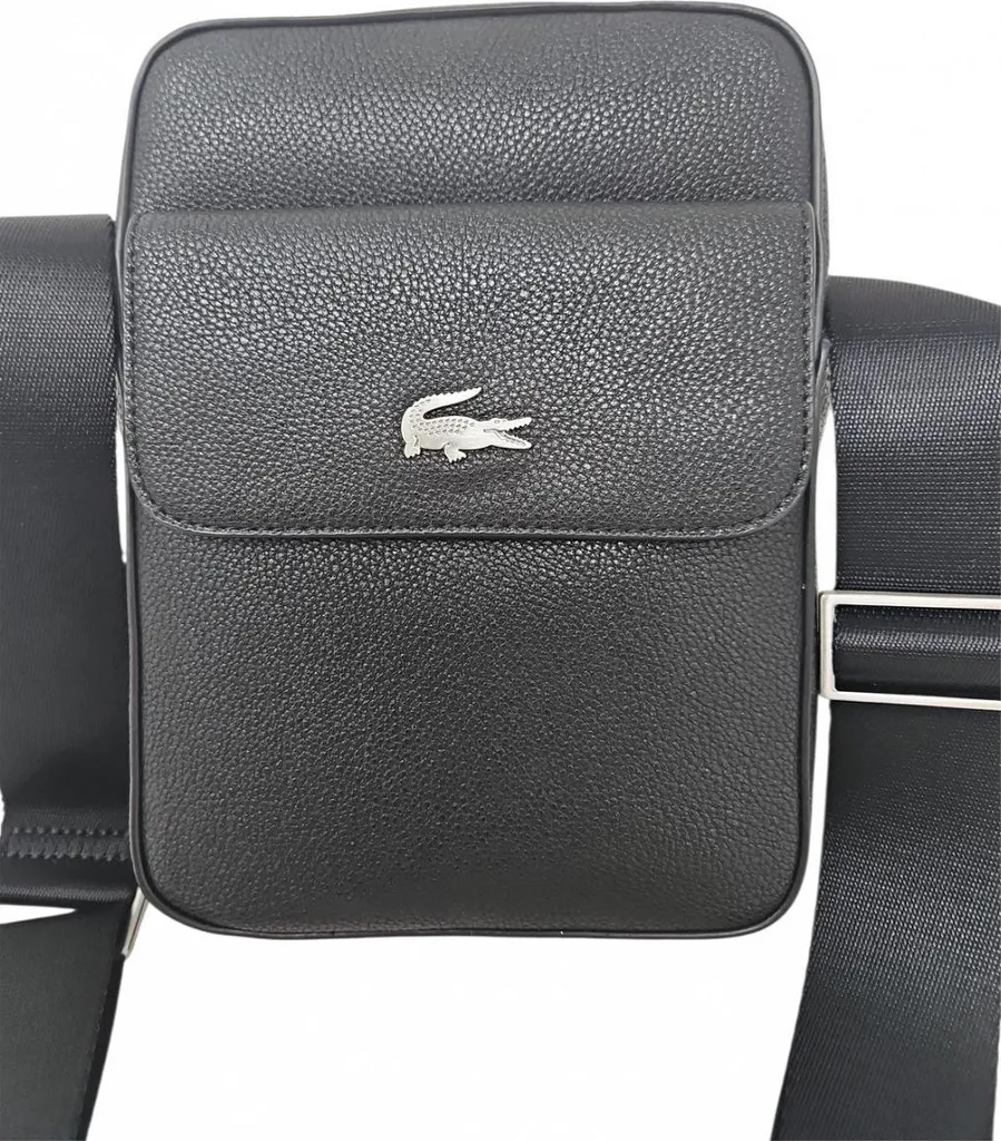 LACOSTE Borsa a Tracolla Vertical Camera Bag Noir - Accessorio Uomo Top - 5