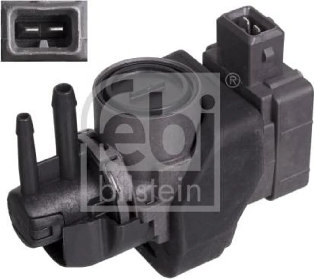 FEBI BILSTEIN 102060 Trasduttore di pressione, comando valvola di scarico OE 149566215R compatibile con Latio, Odyssey, City, XC90, Probox, Harrier, C8, Rapid, Movano, C5, Classe CLC, Scepter, Lacetti, 207, Xsara, Twingo, Trafic, Modus, Megane, Latitude, Laguna, Kangoo, Espace, Clio, Sandero, Logan, Duster