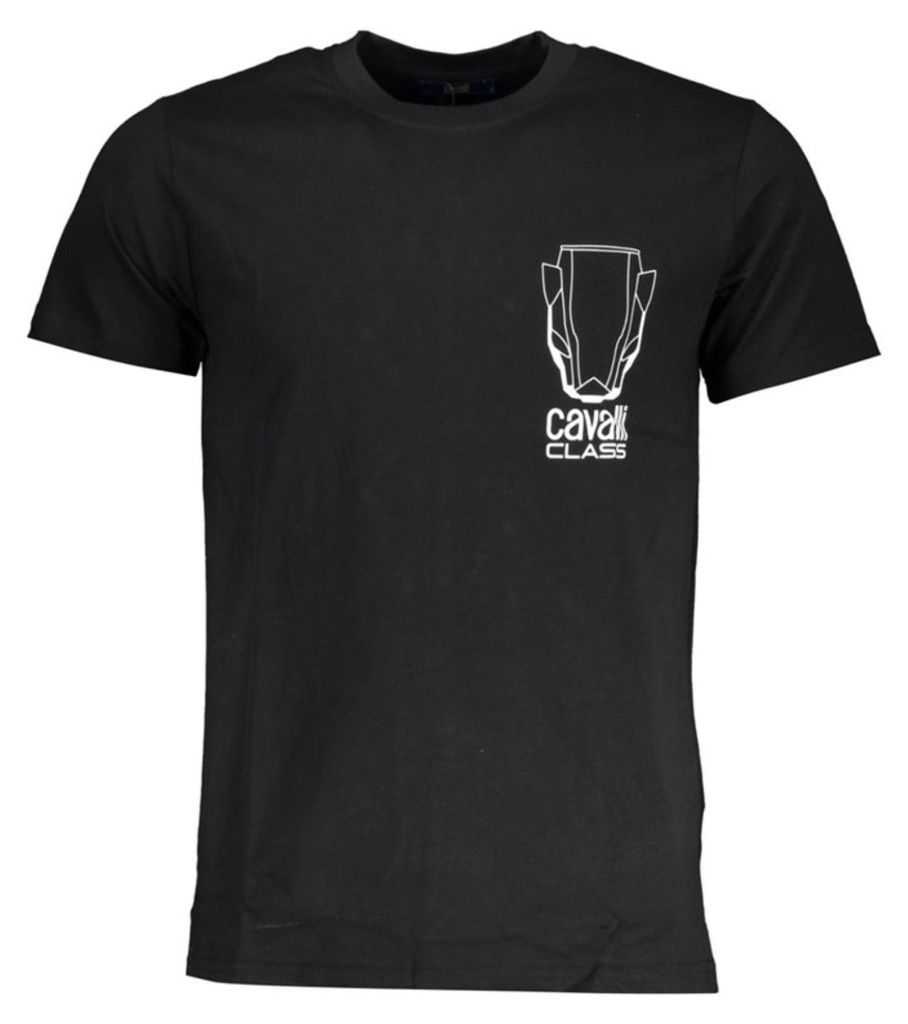 Cavalli Class Schwarz TShirt Eleganz : Größe - XL Größe: XL