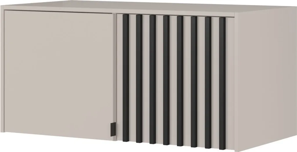 Estensione per guardaroba MARFA - larghezza 105 cm, cashmere / nero