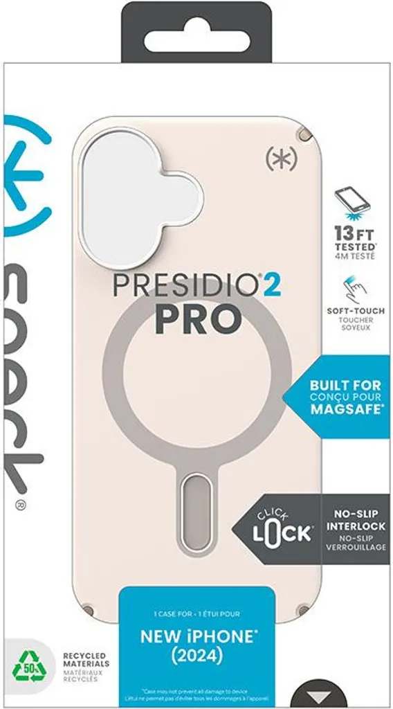 Coque iPhone 16 avec fixation ClickLock Speck Presidio2 Pro MagSafe - 15