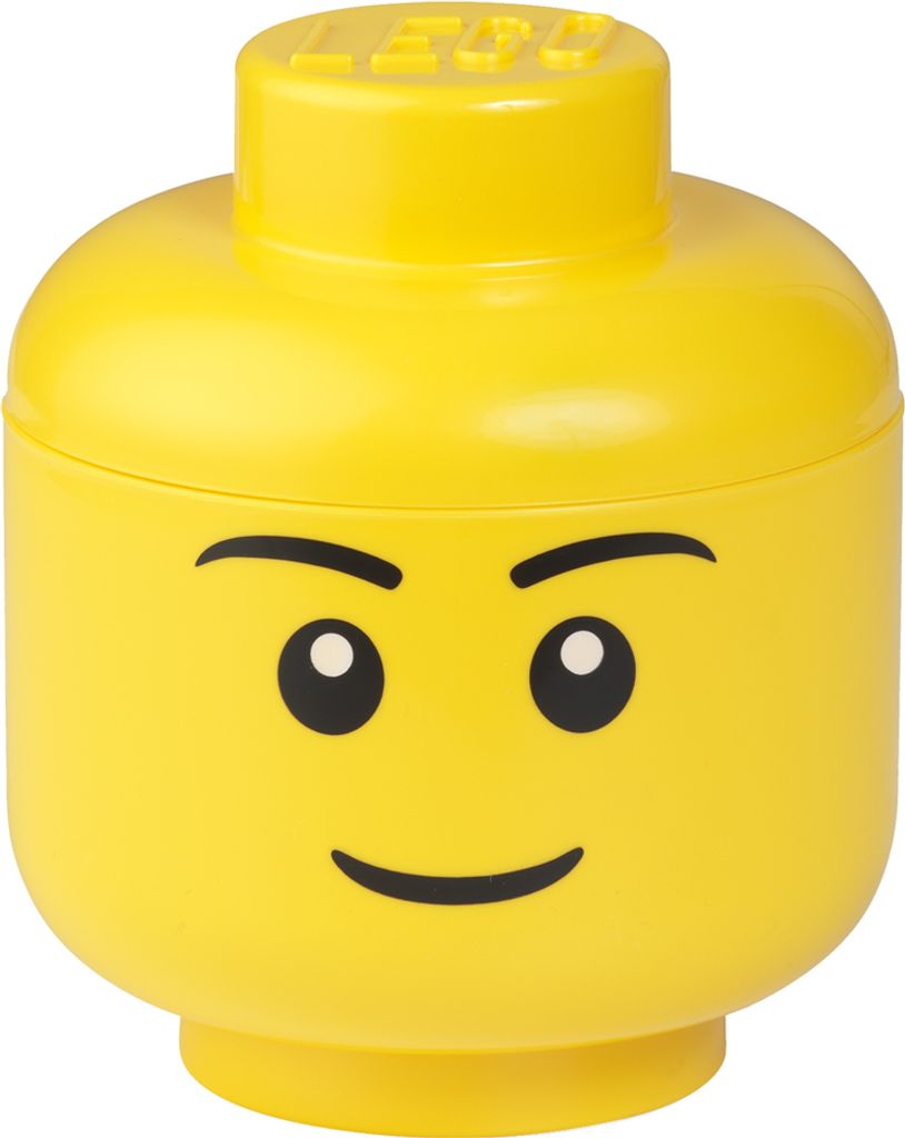 LEGO Aufbewahrungsbox STORAGE HEAD BOY, gelb, L, 8.5 Liter, Produktbild 