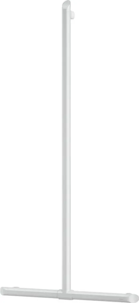 Appui de sécurité douche forme T Be-Line Delabie 113cm blanc mat D35