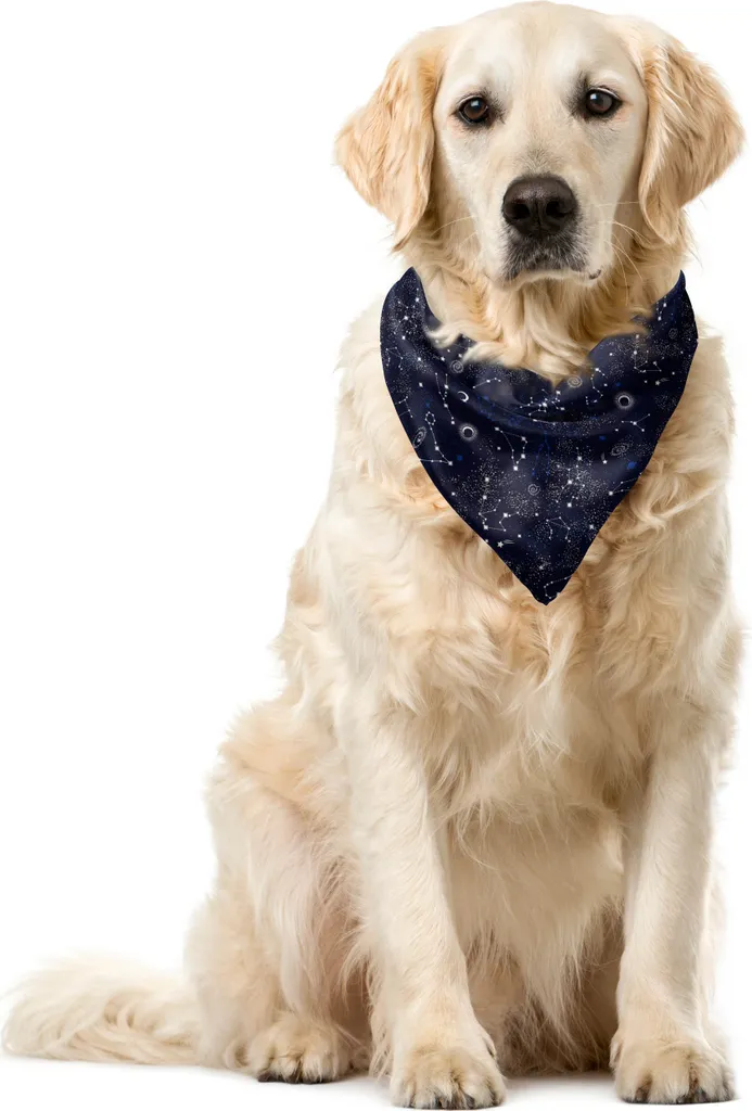 Bandana per Animali ABAKUHAUS Cielo Stellato e Costellazioni