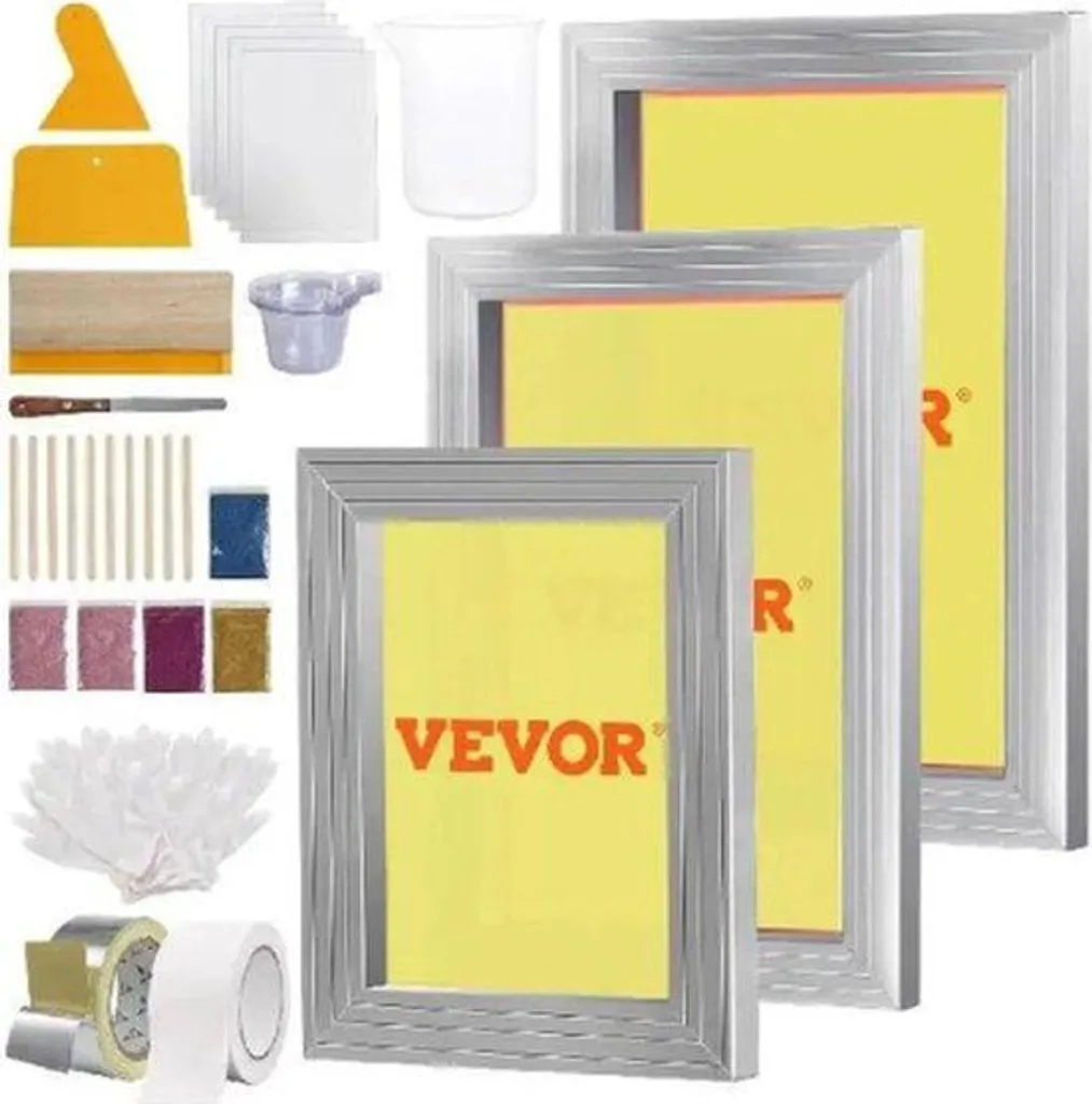 Kit sérigraphie cadre aluminium A3 A4 pour t-shirt DIY débutant