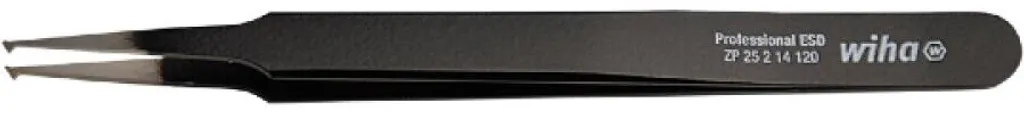 Pincette CMS Professional ESD Wiha ZP24014120 en Acier Antimagnétique