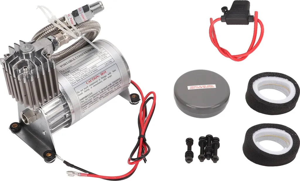 Gonfleur électrique 12V 150 PSI métal pour pneus de voiture et loisirs