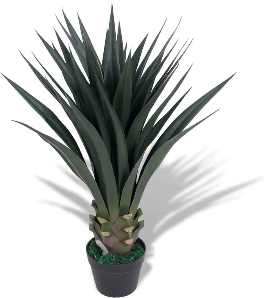 Pianta Yucca Artificiale 85cm Verde - Arredo Moderno Casa e Ufficio
