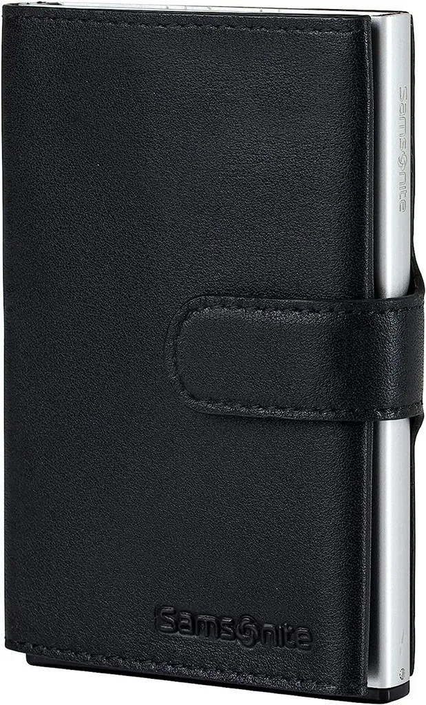 Samsonite Alufit Plus RFID Card Case Slide Alu Noir avec range-billets - 2