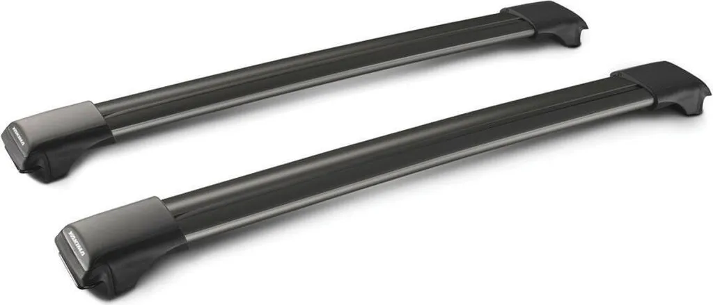 Barres de toit Yakima Rail Bar 91 cm en aluminium noir ultra silencieux