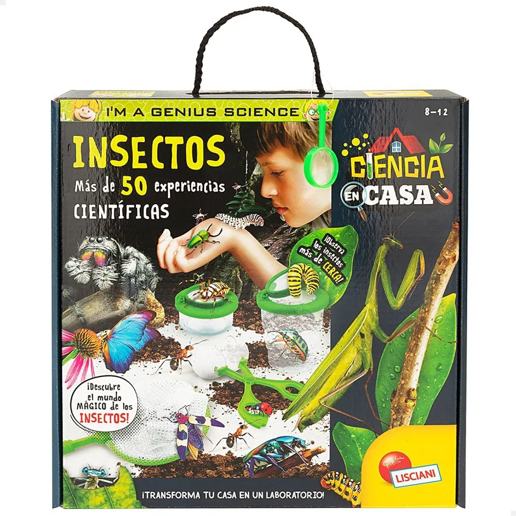 Jeu éducatif Laboratoire d'insectes Lisciani 50 expériences pour enfant