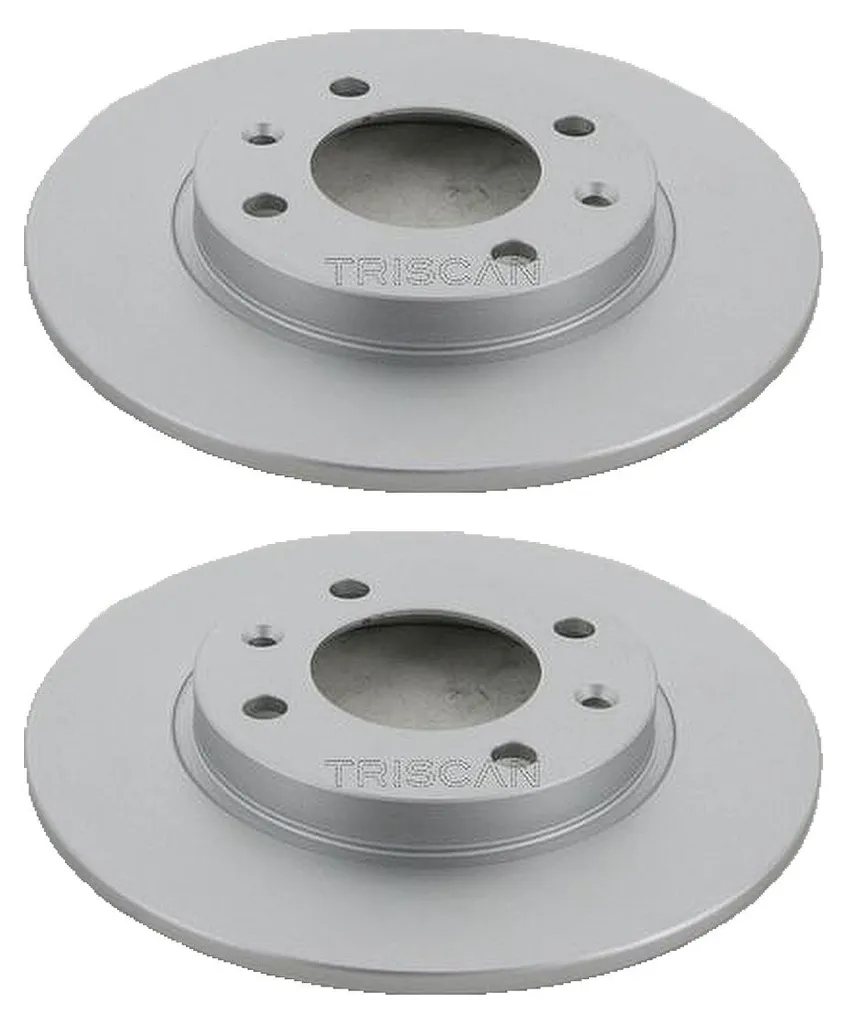 2x Triscan Disques de frein 8120 38111C - Citroën Saxo 247mm Avant