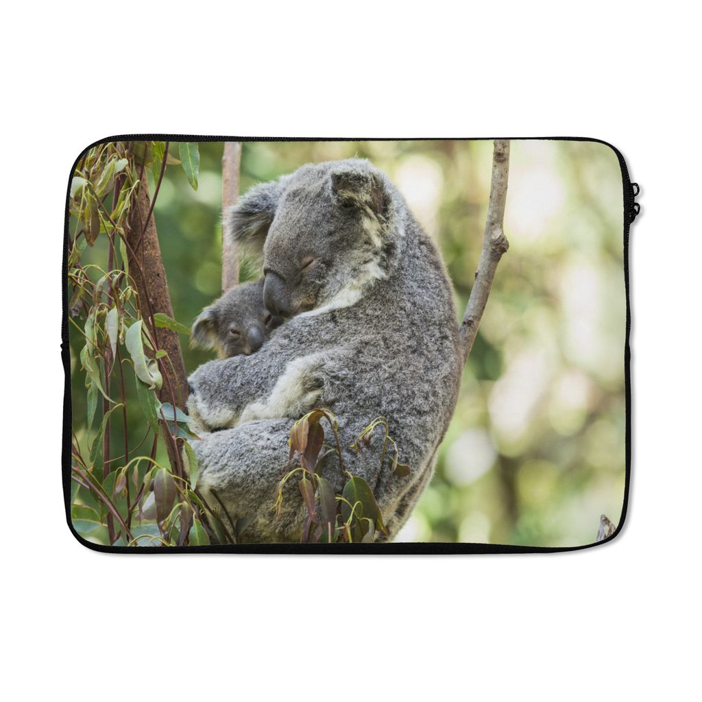 MuchoWow Laptop Hülle 14 ZollKoala - Jung - Zweig Laptoptasche - Laptoptasche - Stoßsicher - Schutzhaube