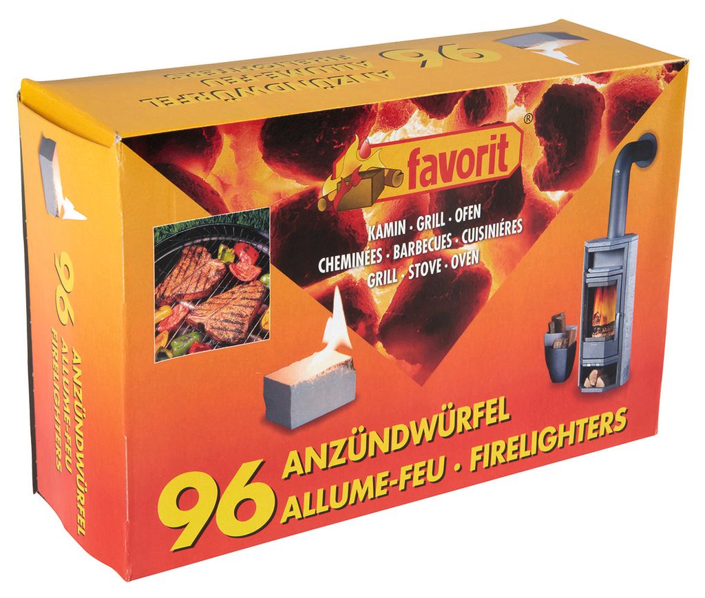 Favorit Anzündwürfel weiß, 96 Stück Produktbild 