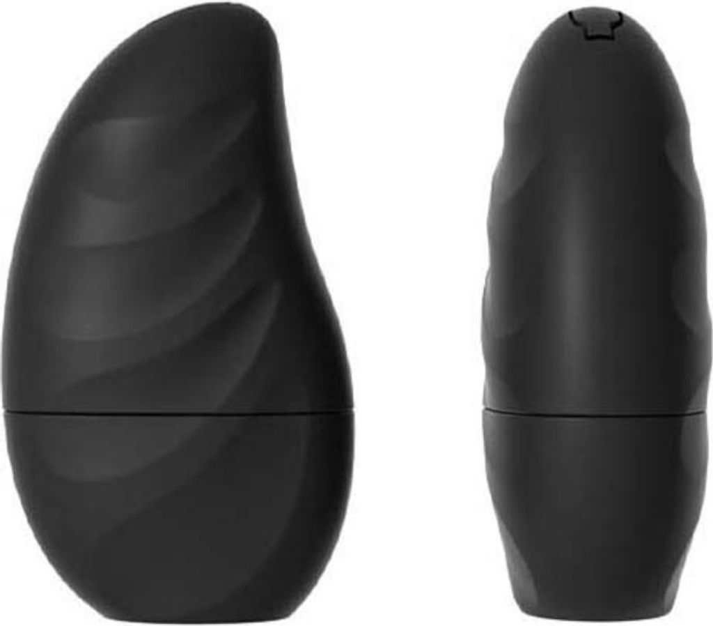 INF 2er Set Silikon Gesichts-Eismodelle für Kühlung Massage Porenverfeinerung Schwarz