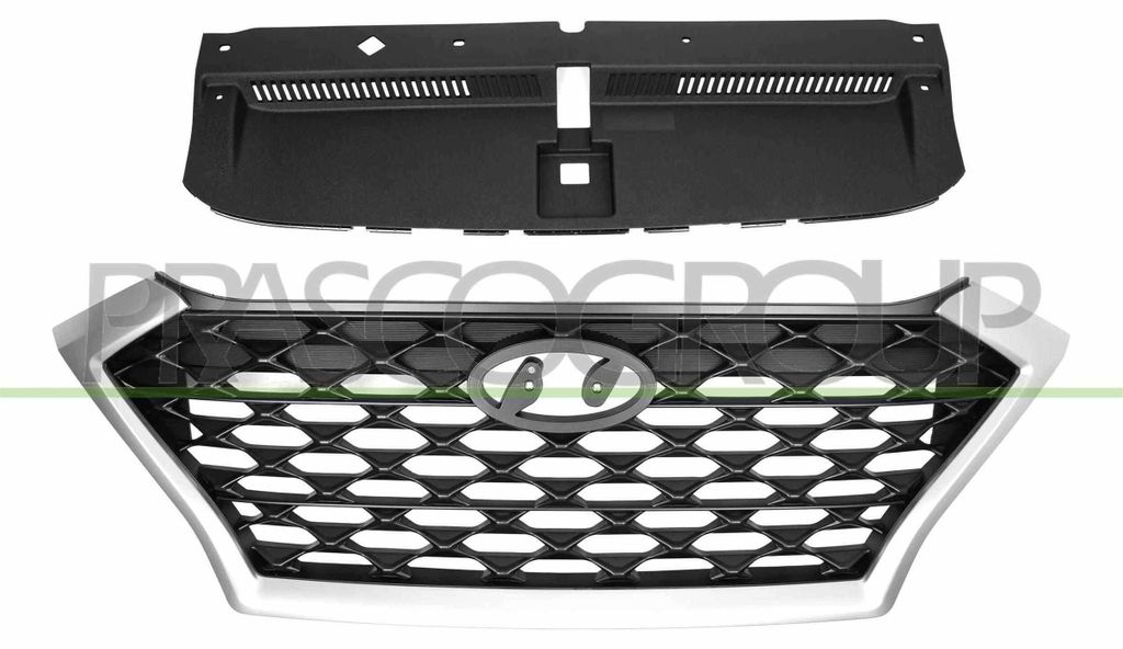 PRASCO HN8092011 Kühlergrill Frontgrill für HYUNDAI Tucson (TL, TLE) Schwarz